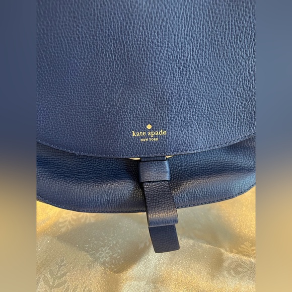 NWT Kate Spade blue pebble leather shoulder bag - Picture 3 of 8